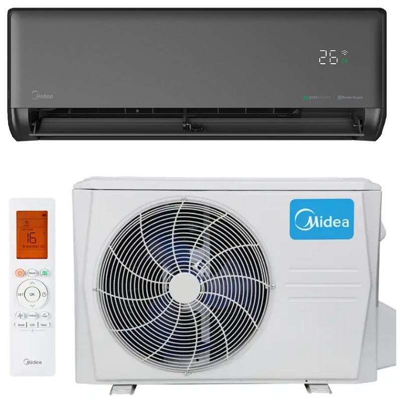 Midea Mission Inverter Split Klima Siyah